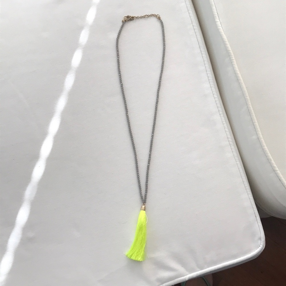 J crew tassel necklace
